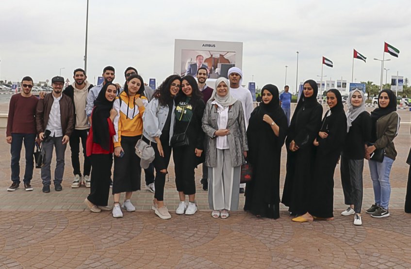 Student's Visit to Dubai Airshow