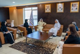 The visit of HE Dr. Thani bin Ahmed Al Zeyoudi 